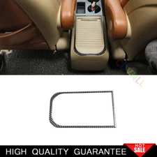 For Honda CRV CR-V 2007-2011 Real Carbon Fiber Console Storage Box Frame Trim 1*