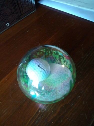 Glass Eye Studio Nike Golf Ball Sand Paperweight - Picture 10 of 11