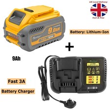 Image of For DeWalt DCB547 DCB546 18v/54v FLEXVOLT XR 9.0Ah Li-ion Battery charger