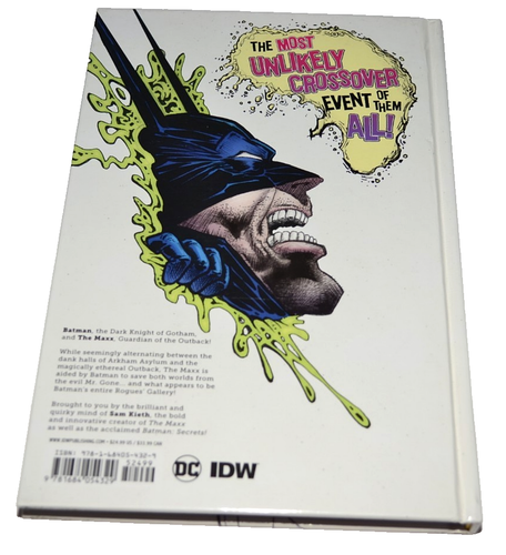 BATMAN THE MAXX ARKHAM DREAMS Signed by SAM KEITH Hardcover Book NEW! - Picture 2 of 3
