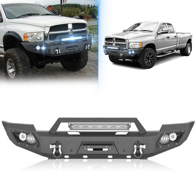 #ad Front Bumper With Sensor Holes For 2002 2005 Dodge Ram 2500 3500 Not For Diesel $493.63
