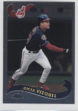 2002 Topps Chrome Omar Vizquel #395 7y9