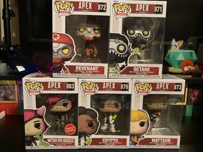 Funko pop Games Apex Legends Selection(Revenant, Octane, Crypto, Watson(2x)