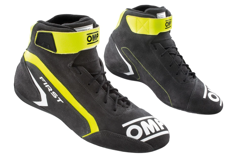 OMP First Race Boots Entry Level Model Leather Fireproof FIA 8856-2018 Approved - Изображение 4 из 4