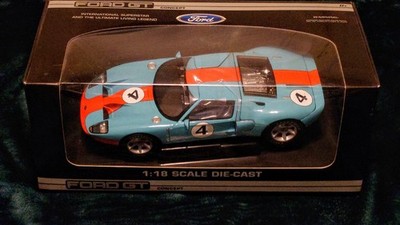 1:18 FORD GT CONCEPT #4 (Gulf Livery) Die Cast Car Beanstalk Group New SH5