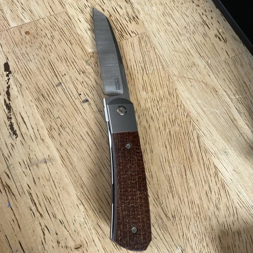 Pena X Series Apache M390 Front Flipper Knife Center Exclusive Burnt Orange