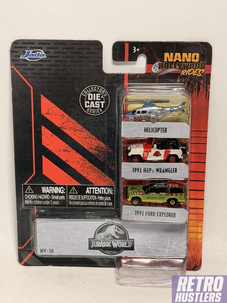 Jada, Jurassic Park 3-Pack A Nano Cars 253251012 - Neu-image