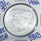 1922 BU UNCIRCULATED SILVER PEACE DOLLAR AUTHENTIC U.S. MINT FREE SHIPPING 5843