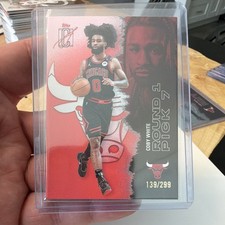 Topps Signature Class 2026 Chicago Bulls Coby White Refractor/ #’rd 2 Card Lot