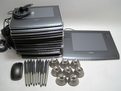 Lot of 16 -  Wacom Intuos 3 Graphics Tablet PTZ-431W +PTZ-630