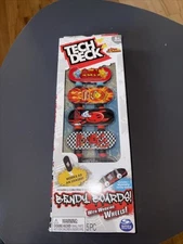 Tech Deck Bendy Boards Rubberized Fingerboards Pack of 5