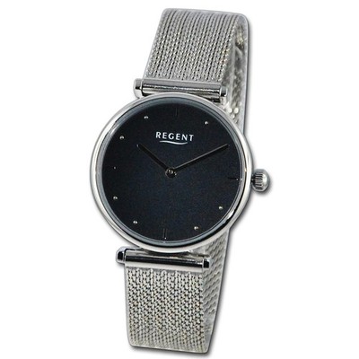 Regent Damen Armbanduhr Analog Metallarmband silber UR2251589