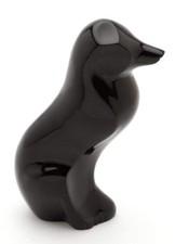 Urne Funéraire Pour Animal De Compagnie Chien Noir 24 Cm