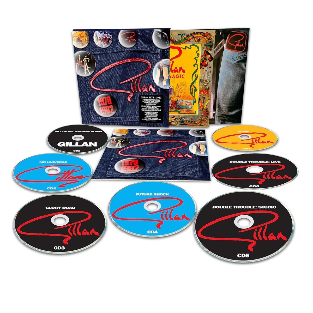 Gillan – Gillan 1978-1982 7 CD Box Set (Deluxe Edition) | eBay