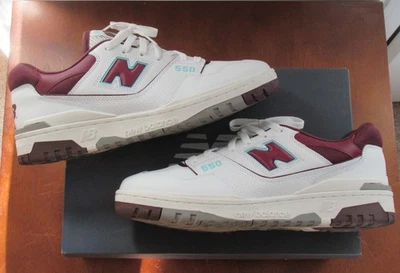 Men's New Balance 550 Size 12 -Burgundy Blue - Image 1 of 4