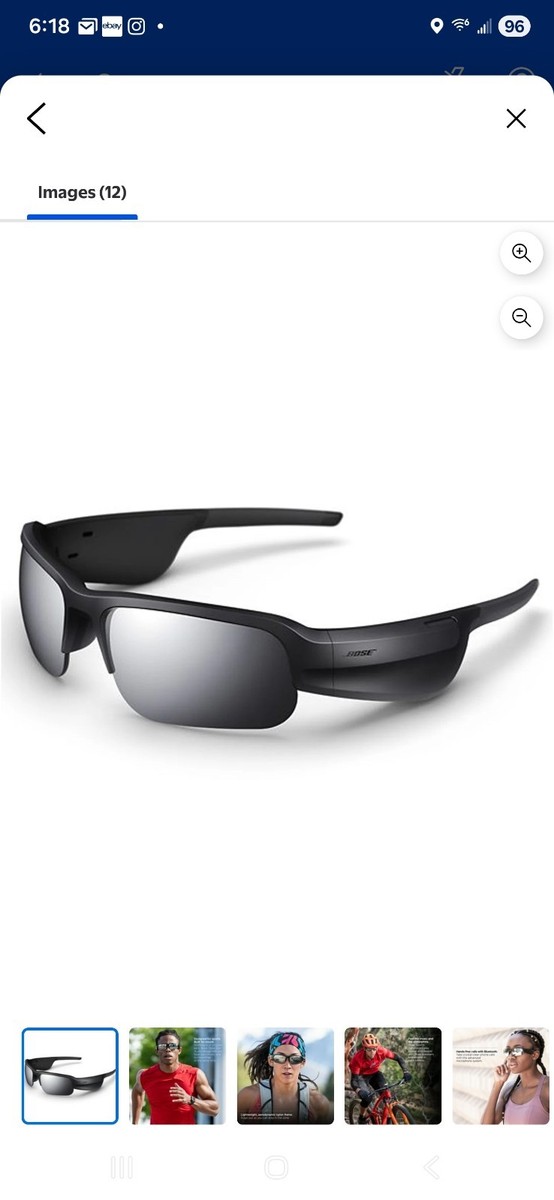 【ほぼ未使用】BOSE FRAMES TEMPO Bose Frames Tempo Bluetooth Sports Sunglasses with Polarized