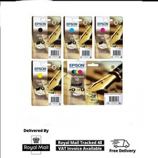 Epson 16 Ink Cartridges Black & Colour for WF-2750DWF WF-2630WF WF-2540WF LOT