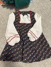 Girls Vintage 70 s Dress.