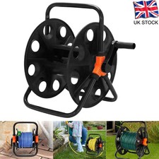 Portable Hose Reel Garden Watering Pipe Free Standing Winder Quality Compact UK