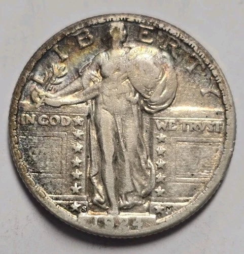 1924-S Standing Liberty Quarter XF