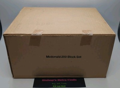 Tandem Building Blocks McDonald s In-Store  Play Place 200 Piece Vintage Set