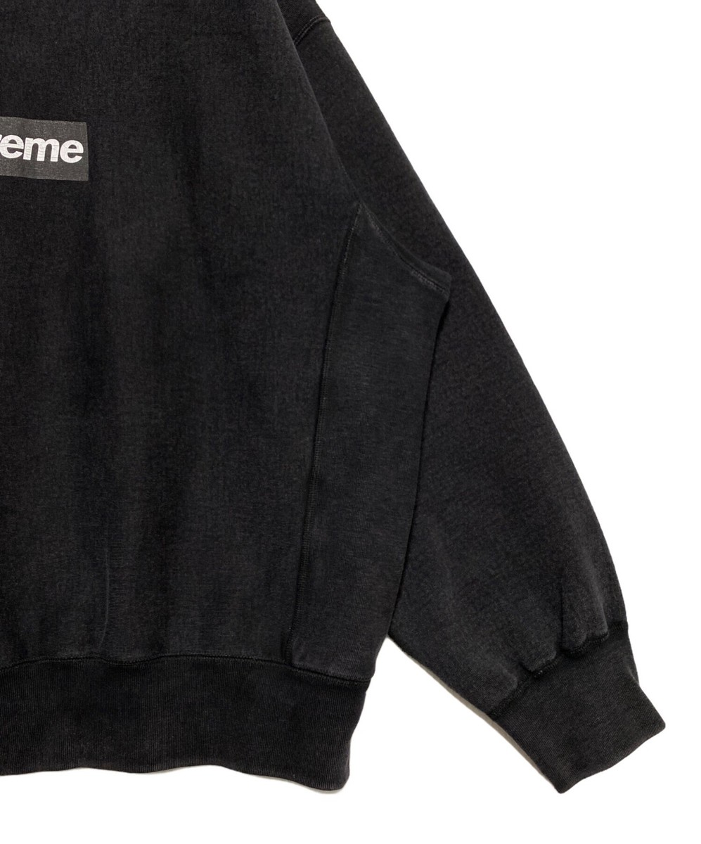 SUPREME Washed Box Logo Crewneck Size: L Black Men | eBay SUPREME Washed Box Logo Crewneck Size: L Black Men | eBay