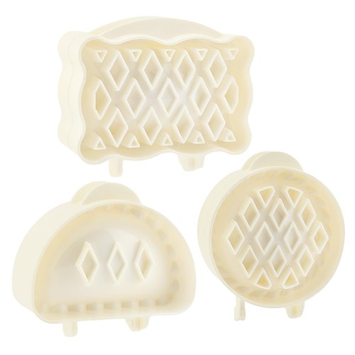 3 Mini Pie Molds - Dough Presser Pocket Molds for Baking Party Potluck Hand P... - Picture 8 of 9