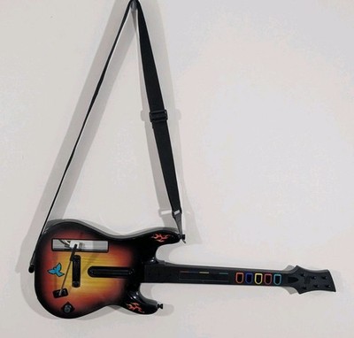 Nintendo Wii Guitar Hero Red Octane 95455.805 Wireless Sunburst Controller 