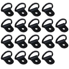 Black D Rings Anchor Lashing Ring D-ring Tie Downs Black-18 18 Pcs Black D Rings Anchor Lashing Ring D-ring Tie Downs Black-18 18 Pcs