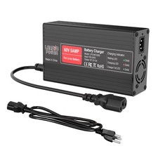 Cargador de batería de litio 67,2 V 5 A para scooter de iones de litio de 60 V carga inteligente rápida