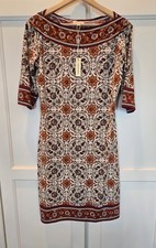 Max Studio  Dress SizeM Print 3/4 Sleeves