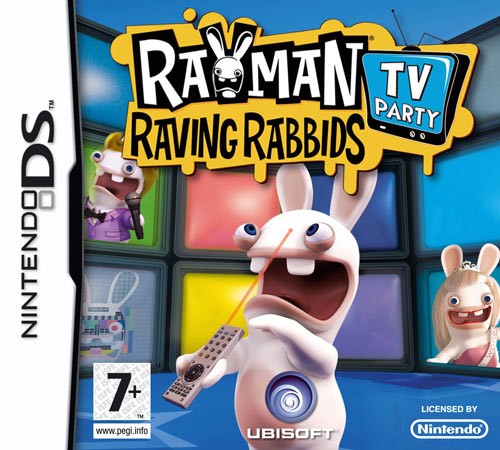 NINTENDO DS Rayman Raving Rabbids TV Party UFFICIALE ITALIA