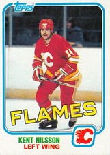 1981-82 TOPPS HOCKEY NHL 🏒😎🏒 NM+ Card #24 - KENT NILSSON, Calgary Flames