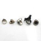 Southwest Sterling Turquoise Black Onyx Malachite Ring Lot of 5 #S5331-4 — photo 8