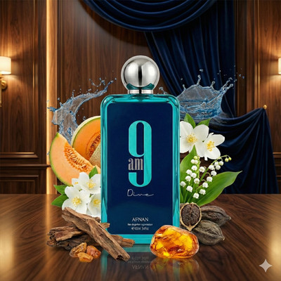 9AM Dive by Afnan Unisex EDP Perfume Cologne 3.4 OZ/100 ML Brand New