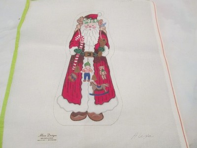 SANTA CLAUS-ALEXA-HANDPAINTED NEEDLEPOINT CANVAS