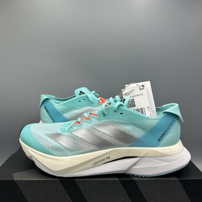 Adidas Adizero Boston 12 Gym Trainers Flash Aqua Blue Running