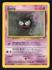 English LP Gastly 050/102 BS Pokemon Base Set