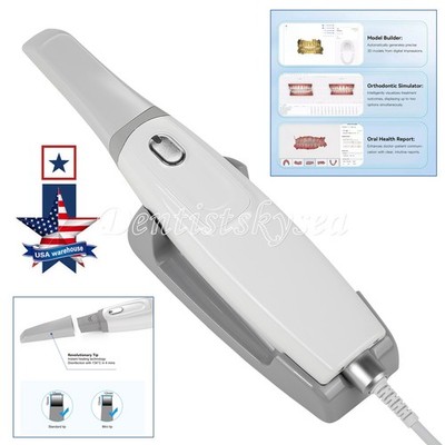 Dental Intraoral Scanner Economic 3D Digital Impression Orthodontic Implant CAD