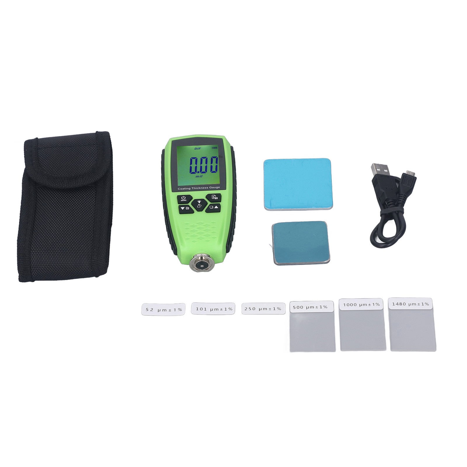 Digital Paint Thickness Gauge Portable Coating Depth Meter Tester For Vehicle