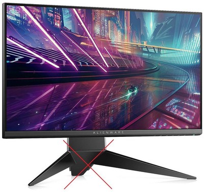 Monitor Alienware AW2518HF Full HD 240 Hz TN 24.5'' FreeSync _DAMAGED