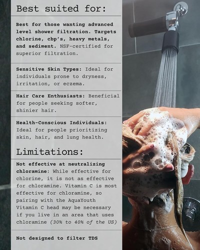 Multi-Stage Water Filter for Showers – Enhances Hair & Skin Health | 2.0 System - Picture 4 of 10