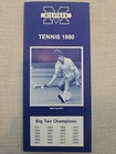 1980 Michigan Wolverines Men's Tennis Media Guide Matt Horwich Tom Haney — photo 1