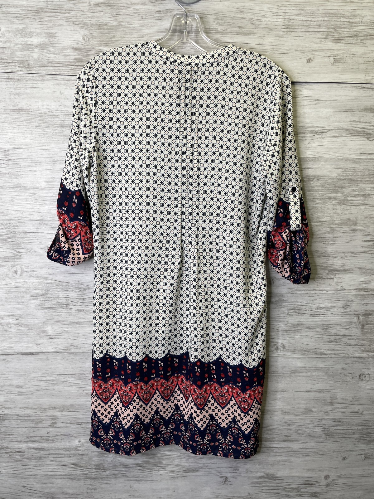 Collective Concepts Raya Shirt Dress Womens XSP Boho Geo Stitch Fix NWT