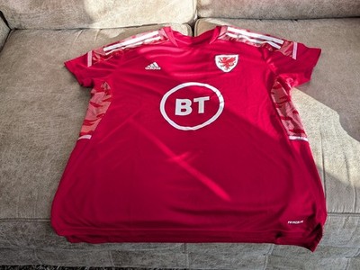 ADIDAS WALES TRAININGSSHIRT 2021 - 2022 - XL DAMEN - BRANDNEU