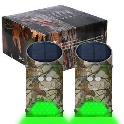 LILBEES Solar Powered Hog Feeder Light-Motion Activated for Hogs,Deer G300 
