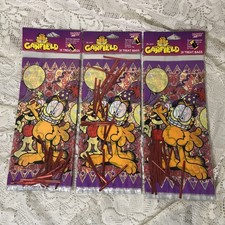 Vintage 1998 Garfield Large Cello Treat Bags Party Supplies 20ct Rare PAWS Odie