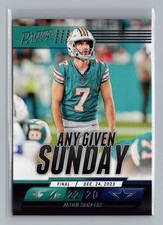 2024 Panini Prestige - Jason Sanders #AGS-JSS Any Given Sunday Miami Dolphins