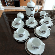 Rosenthal studio line set da tè caffè 21 pezzi Duo baltic di Pozzi Germania 1968