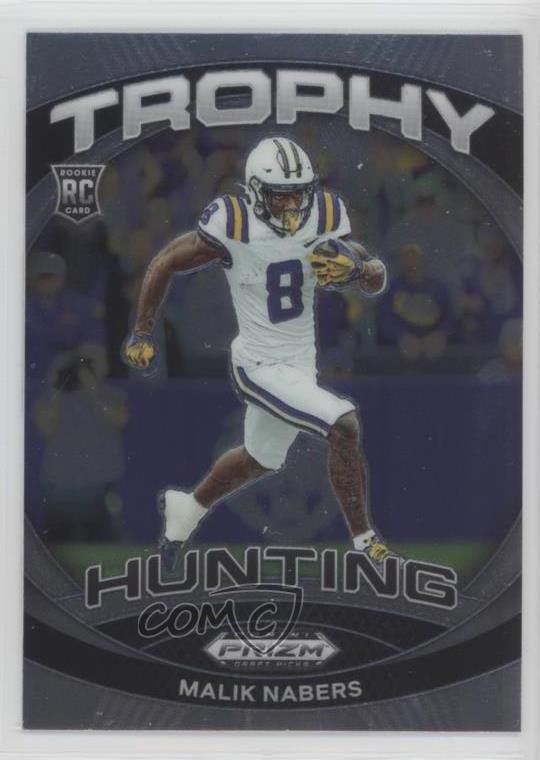 2024 Panini Prizm Draft Picks Trophy Hunting Malik Nabers #TH-MNS Rookie RC 12g7